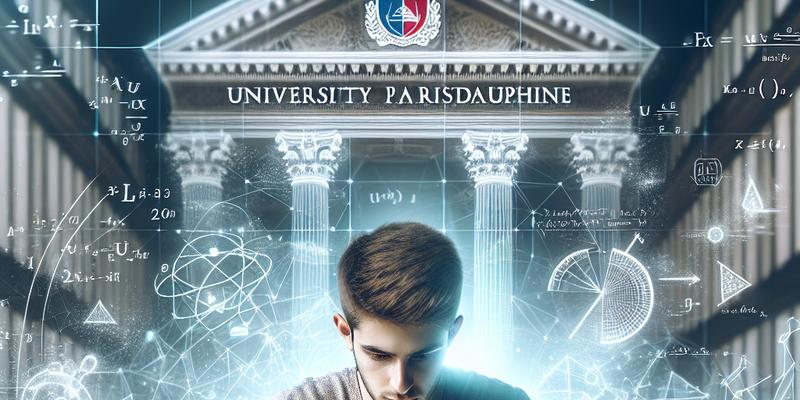 Double Licence Maths Économie : Retour d'Expérience à Dauphine Double Licence Maths Économie : Retour d'Expérience à Dauphine
