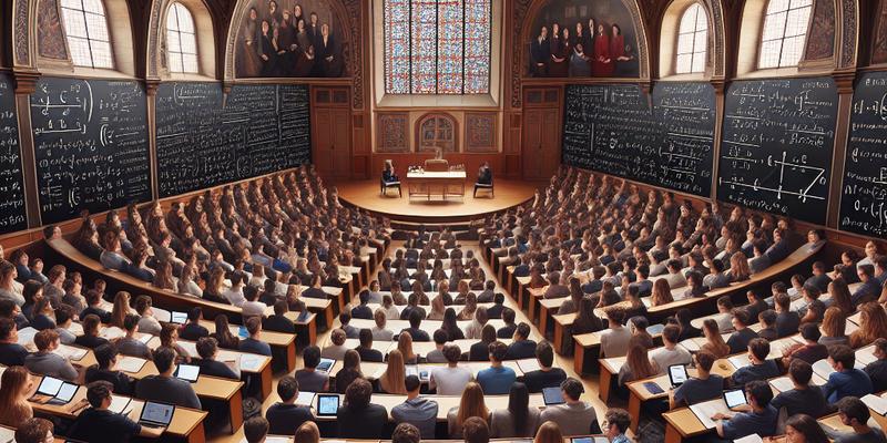 Mathématiques à la Sorbonne : Licence et Programme
